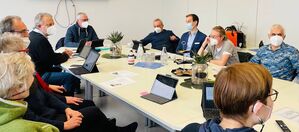 Kreistagsfratkion informiert sich in der Johann-Philipp-Bronner-Schule Wiesloch