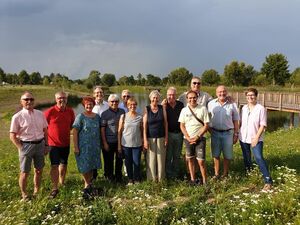 SPD Kreistagsfraktion bei der Fischkinderstube Edingen-Neckarhausen